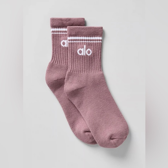ALO Yoga Unisex Half Crew Sock - Picture 2 of 3